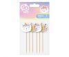 Cat Sleepy decorative stick 6 pieces