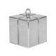 Colour Silver Silver present box shaped balloon weight