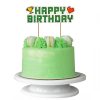 Gamer Game On Happy Birthday Cake Decoration Toy 14.5 cm