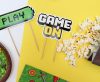 Gamer Game On Play Cake Decoration 15 cm