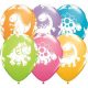 Dinosaur Pastel balloon, 6 pcs balloon 11 inch (27.5 cm)