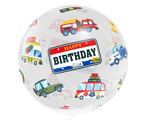 Happy Birthday Happy Birthday Vehicles, Vehicle Foil Balloon 46 cm