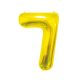 Number Gold, 7-shaped foil balloon 85 cm