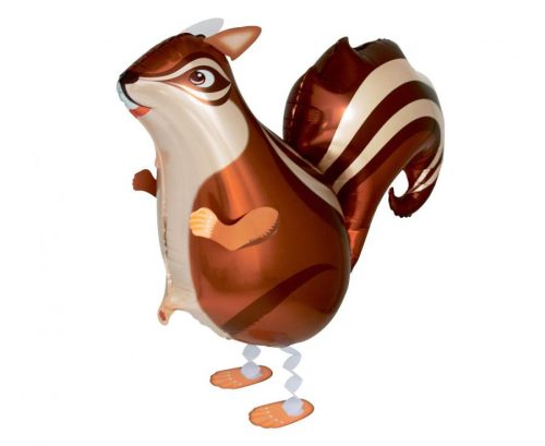 Chipmunk Squirrel, walking foil balloon 55 cm