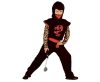 Ninja Red Dragon Ninja Costume 120/130 cm