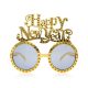 Happy New Year Happy New Year Gold, Gold party glasses