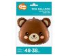 Teddy Bear Brown foil balloon 48 cm