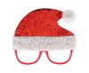 Christmas Santa hat with glasses