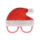 Christmas Santa hat with glasses