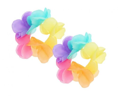 Party Hawaiian Pastel Colorful Bracelet Set 2 pcs