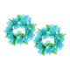 Party Hawaiian Blue-Green Colorful bracelet set of 2