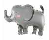 Elephant Grey foil balloon 68 cm