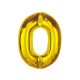 Number Gold Gold number 0 foil balloon 92 cm