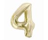 Number B&C Champagne Champagne Color Number 4 Foil Balloon 85 cm