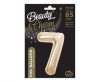 Number B&C Champagne Champagne-colored foil balloon number 7, 85 cm