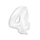 Number B&C White White number 4 foil balloon 92 cm