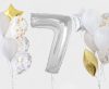 Number Silver Silver Number 7 Foil Balloon 92 cm