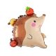 Happy Birthday Apple Hedgehog foil balloon 45 cm