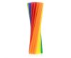 Colour Colorful plastic straws 10 pcs