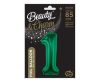 Number B&C Bottle Green Green Number 1 Foil Balloon 85 cm