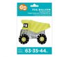 Vehicle Trolley 3D Dump Truck Foil Balloon 72 cm