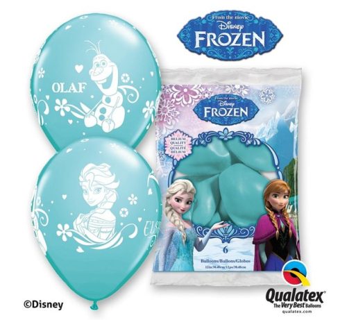 Disney Frozen Pastel Balloon, 6 pcs 12 inch (30cm)