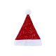 Christmas Santa Santa adult hat with sequins 30x42 cm