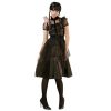 Halloween Gothic Schoolgirl Prom Costume M