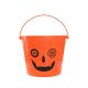 Halloween Crazy Pumpkin Candy Bucket 14.5x11.5 cm