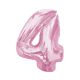 Number Light Pink Pink Number 4 Foil Balloon 92 cm