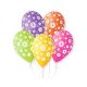 Flower Colorful balloon, 5-piece 12 inch (30 cm)