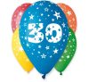 Happy Birthday Star Happy Birthday 30 balloons, 5-piece set 12 inch (30cm)