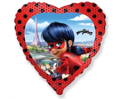 Miraculous Ladybug Miraculous, Heart foil balloon 46 cm (WP)