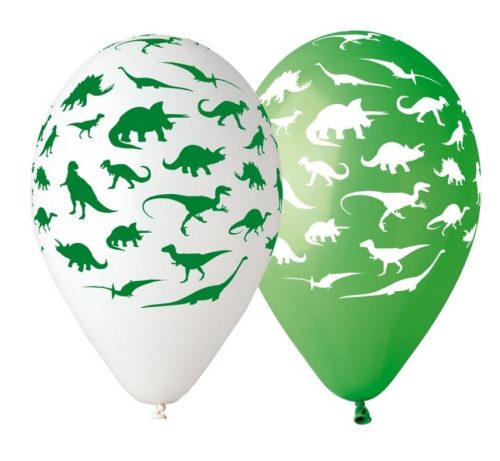 Dinosaur Dinosaur, balloon, set of 5 12 inch (30 cm)