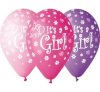 Colour It's a Girl balloon, 5 pcs set, 12 inch (30 cm)