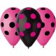 Colour Hen Night Dots, Polka Dot Balloon, Pack of 5, 12 inch (30 cm)