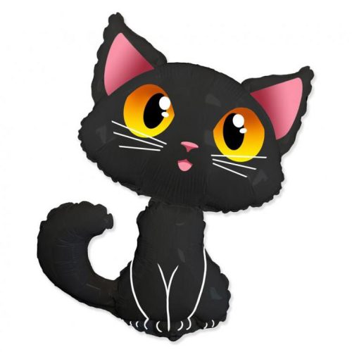 Black Cat Foil Balloon 90 cm (WP)