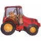 Tractor Red foil balloon 94 cm