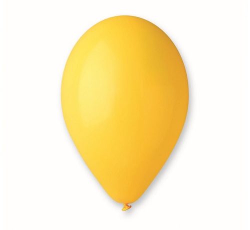 Colour Yellow Balloon, 10 pcs, 10 inch (26 cm)