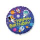 Happy Birthday Happy Birthday Space, Foil Balloon 46 cm (WP)