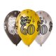 Happy Birthday Happy Birthday 60 Metallic Balloon, 6 pcs 12 inch (30 cm)