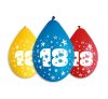 Happy Birthday Star Happy Birthday 18 Hanging Balloon, Set of 5 Balloons 12 inch (30 cm)