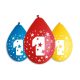 Happy Birthday Star Happy Birthday 1 Hanging Balloon, 5 pcs 12 inch (30 cm)