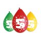 Happy Birthday Star Happy Birthday 5 Hanging Balloons, Pack of 5 Balloons, 12 inch (30 cm)