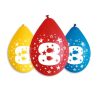 Happy Birthday Star Happy Birthday 8 Hanging Balloons, 5 pcs 12 inch (30 cm)