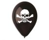 Skull Black air-balloon, balloon 5 pieces 12 inch (30 cm)