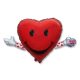 Love Hug Heart foil balloon 36 cm (WP)