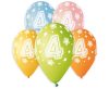 Happy Birthday Star Happy Birthday 4 balloons, 5 pcs 13 inch (33 cm)