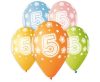 Happy Birthday Star Happy Birthday 5 Balloons Set, 33 cm