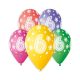 Happy Birthday Star Happy Birthday 6 balloons, 5-pack 13 inch (33 cm)